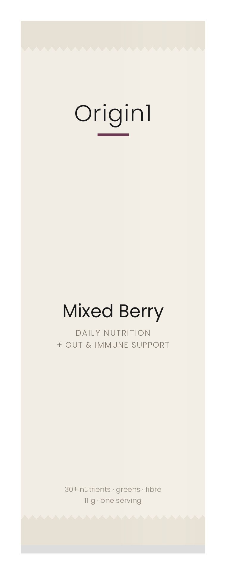 Origin1 Mixed Berry sachet