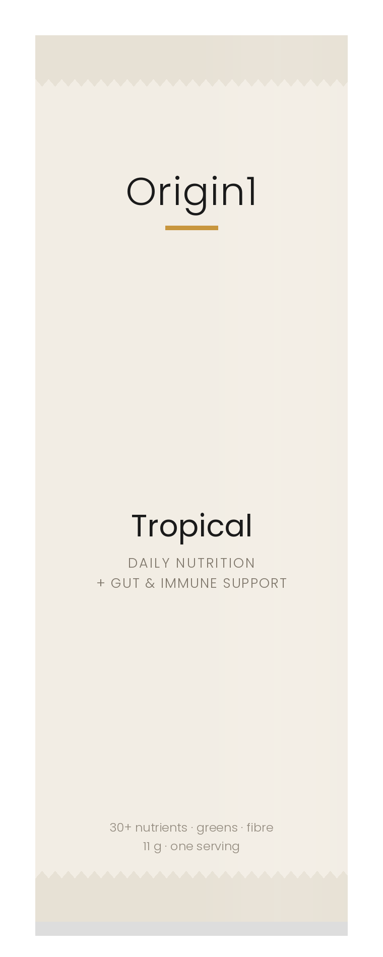 Origin1 Tropical sachet